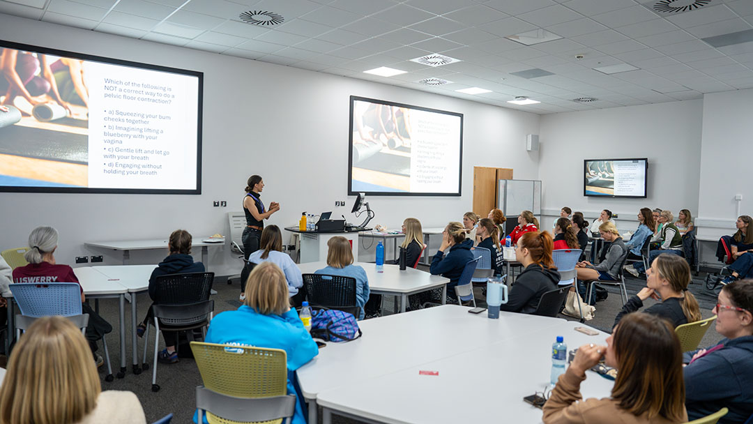 Imogen Williams workshop on Pelvic Health